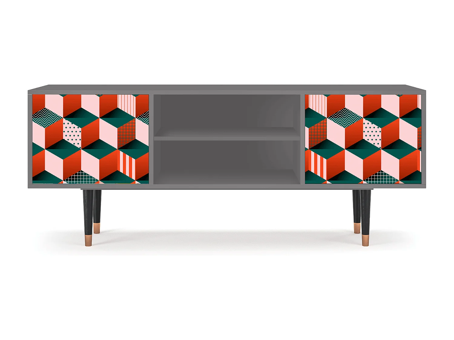 Meuble TV - 170х69х48 cm - T2 - Pepsi-Cola, Gris