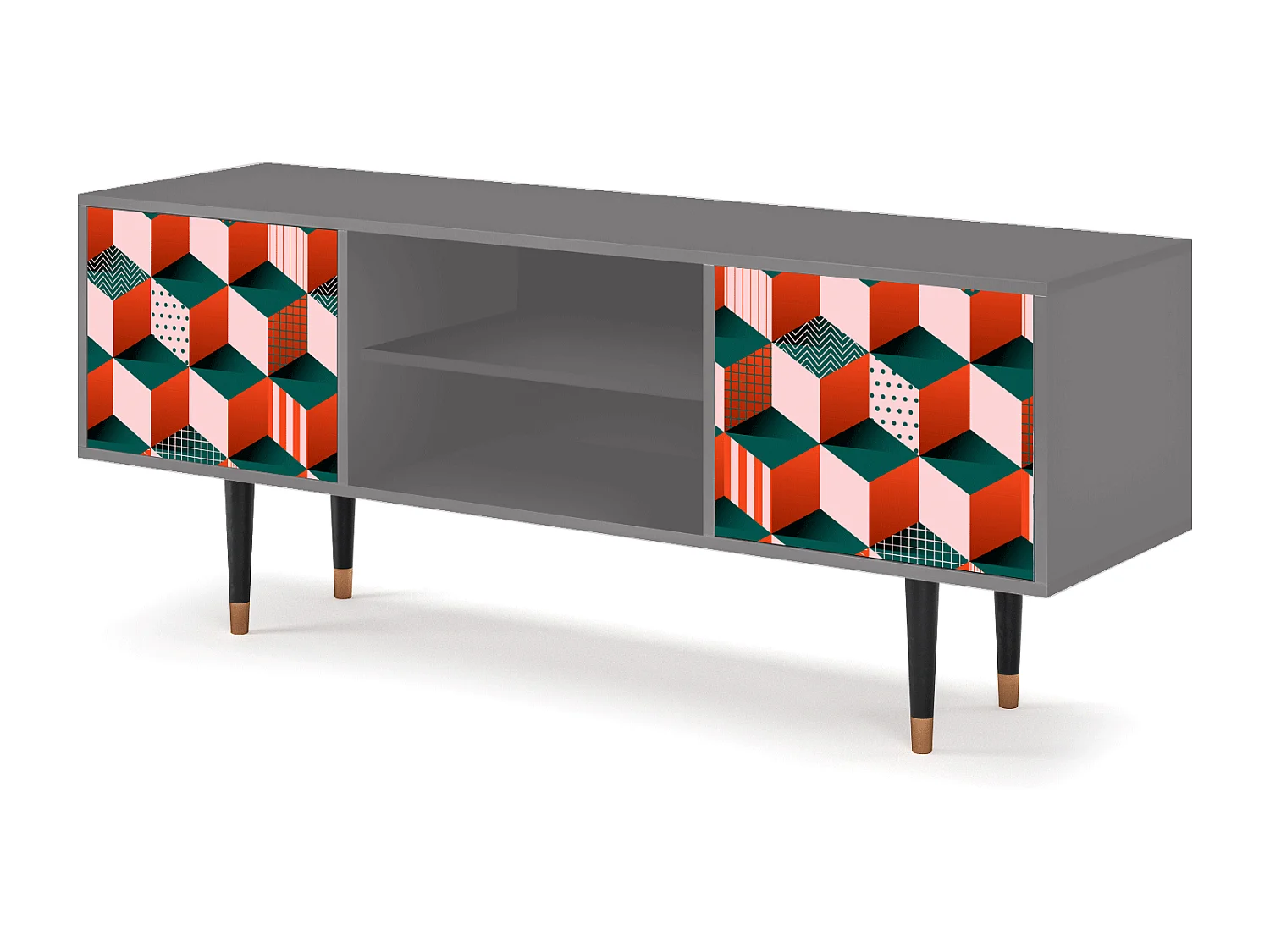 Meuble TV - 170х69х48 cm - T2 - Pepsi-Cola, Gris