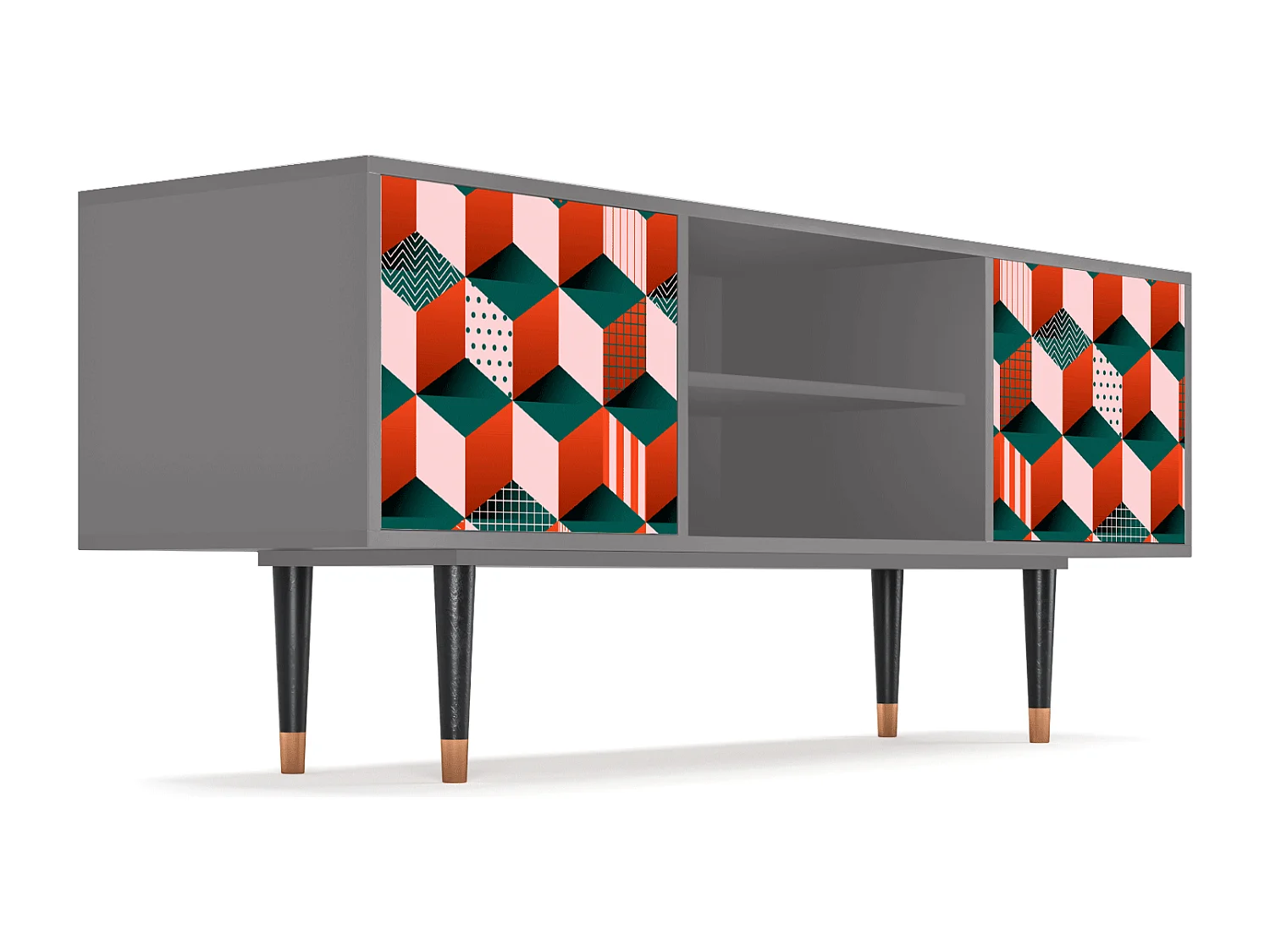 Meuble TV - 170х69х48 cm - T2 - Pepsi-Cola, Gris