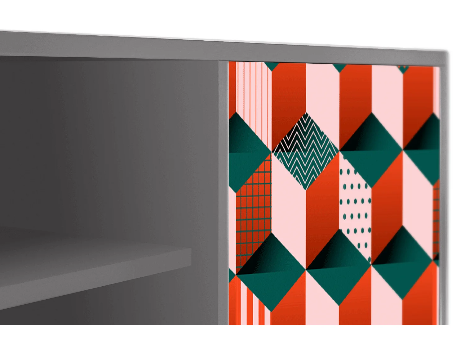 Meuble TV - 170х69х48 cm - T2 - Pepsi-Cola, Gris