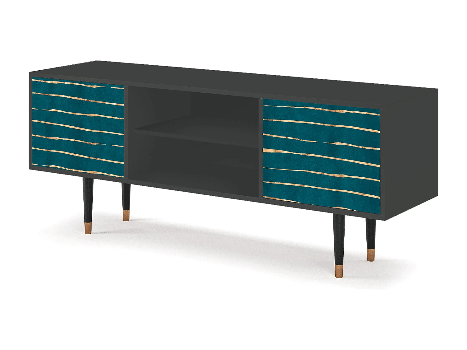 Meuble TV - 170х69х48 cm - T2 - Ocean Drive, Anthracite