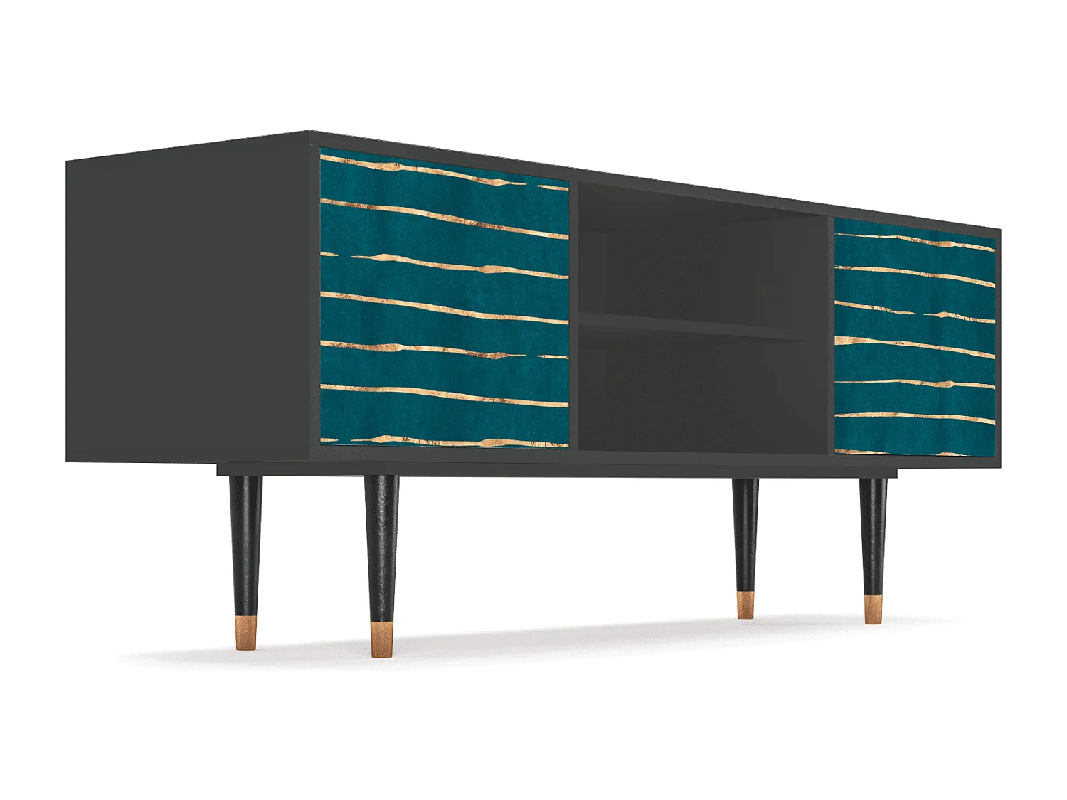 Meuble TV - 170х69х48 cm - T2 - Ocean Drive, Anthracite