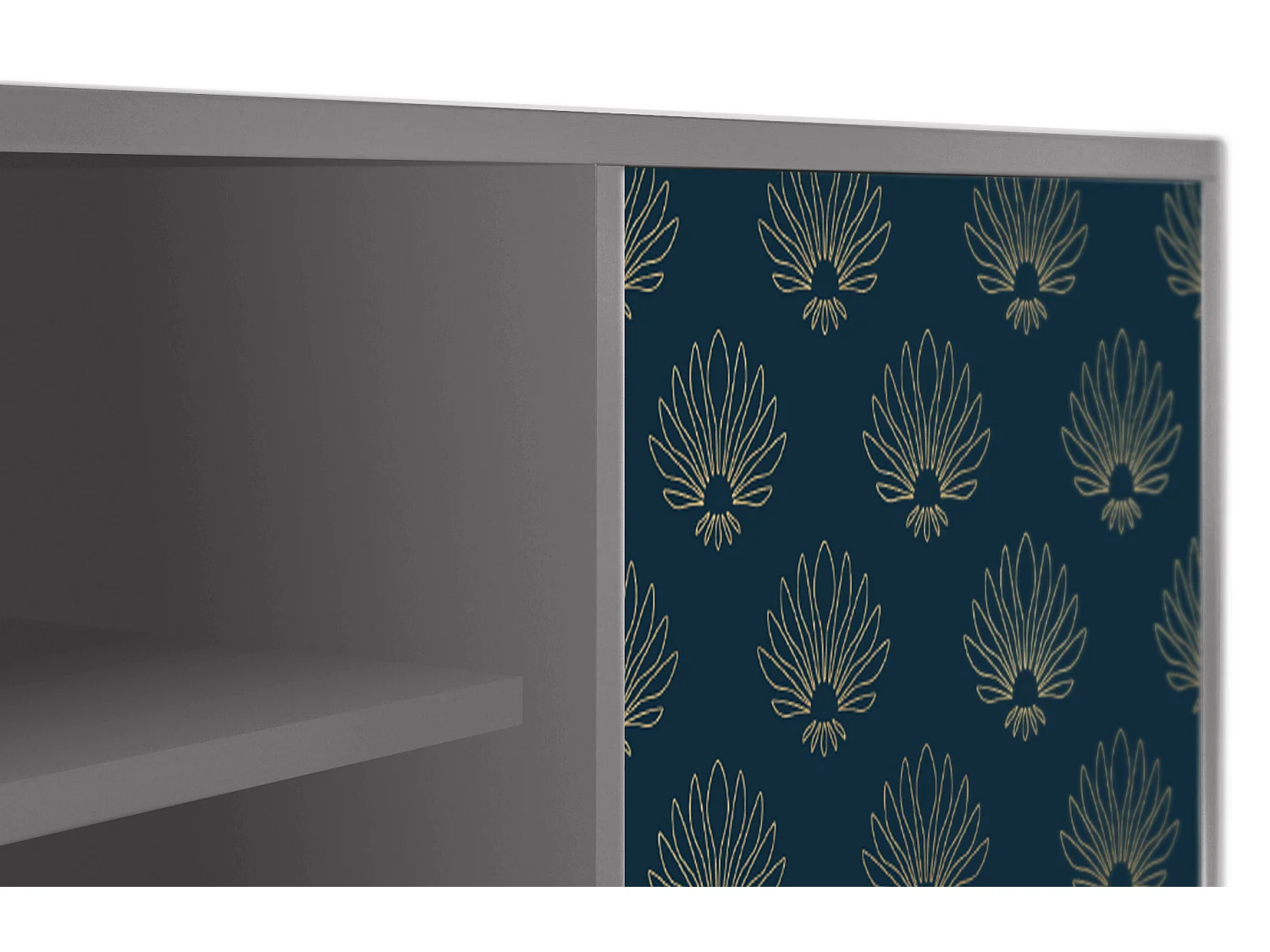Meuble TV - 170х69х48 cm - T2 - Blue Lotus, Gris