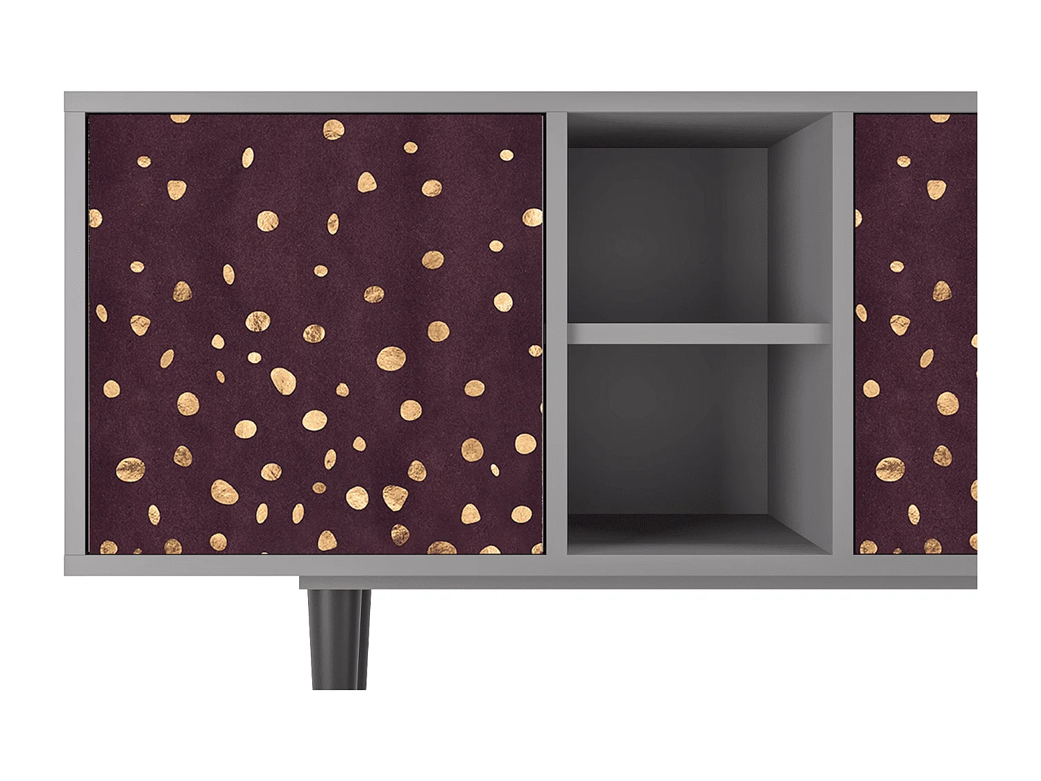 TV-meubel - 150х69х41 cm - T5 - Glowworms, Grijs