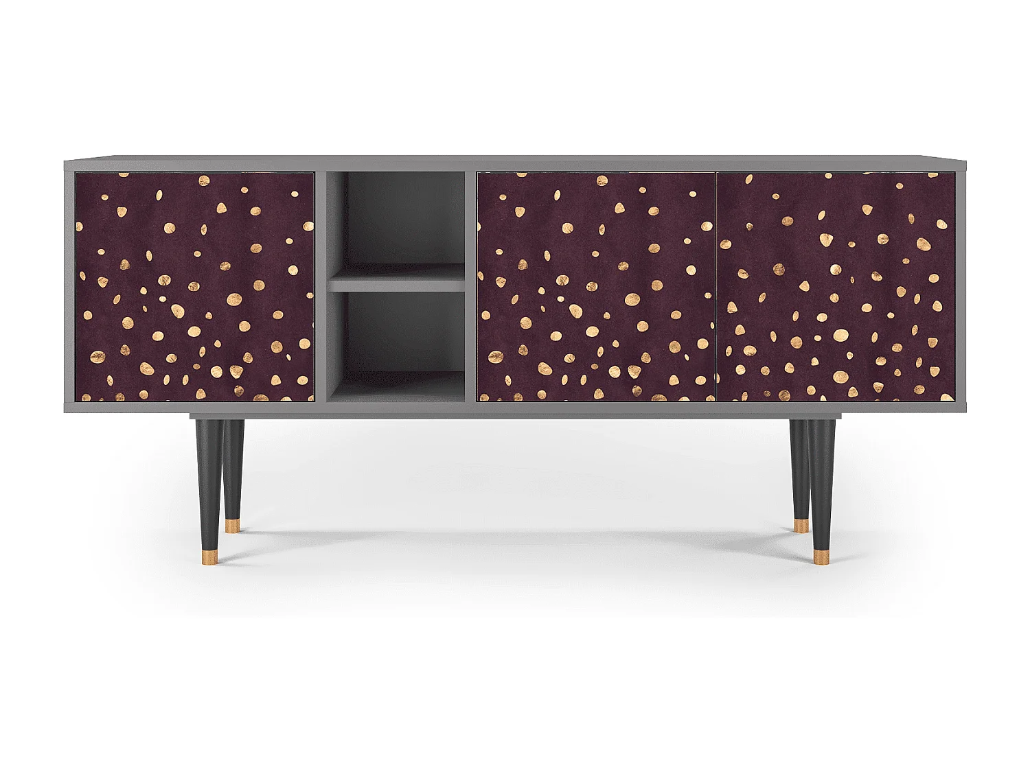 TV-meubel - 150х69х41 cm - T5 - Glowworms, Grijs