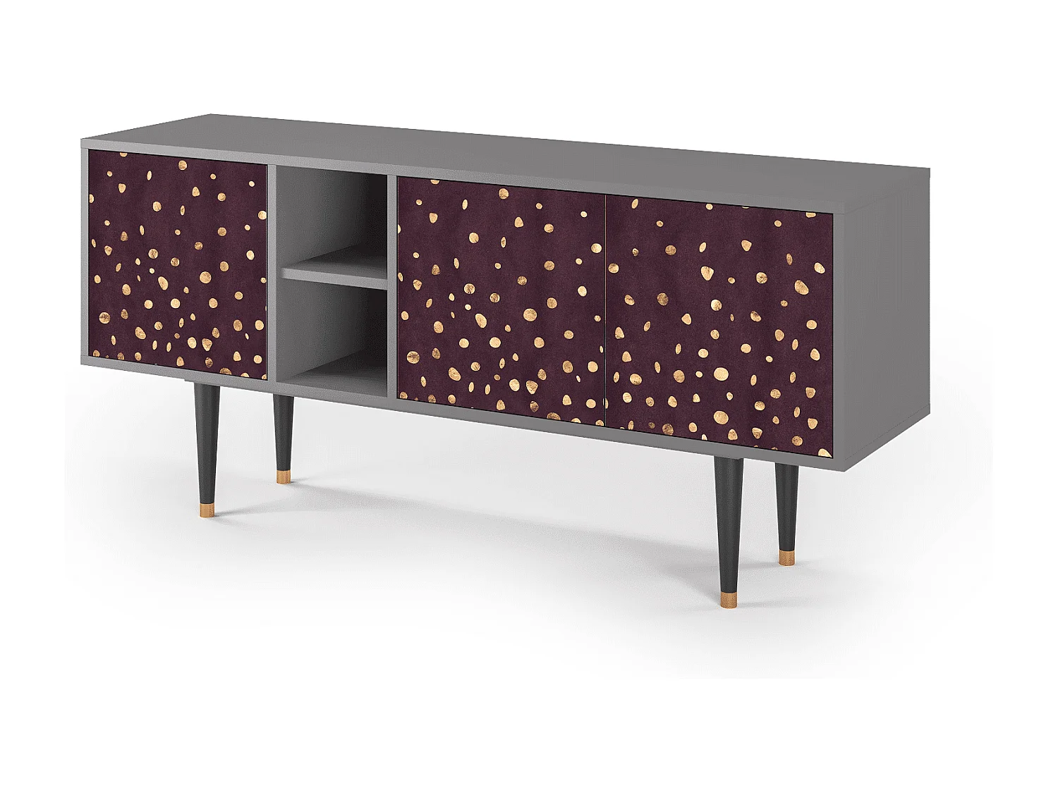 TV-meubel - 150х69х41 cm - T5 - Glowworms, Grijs