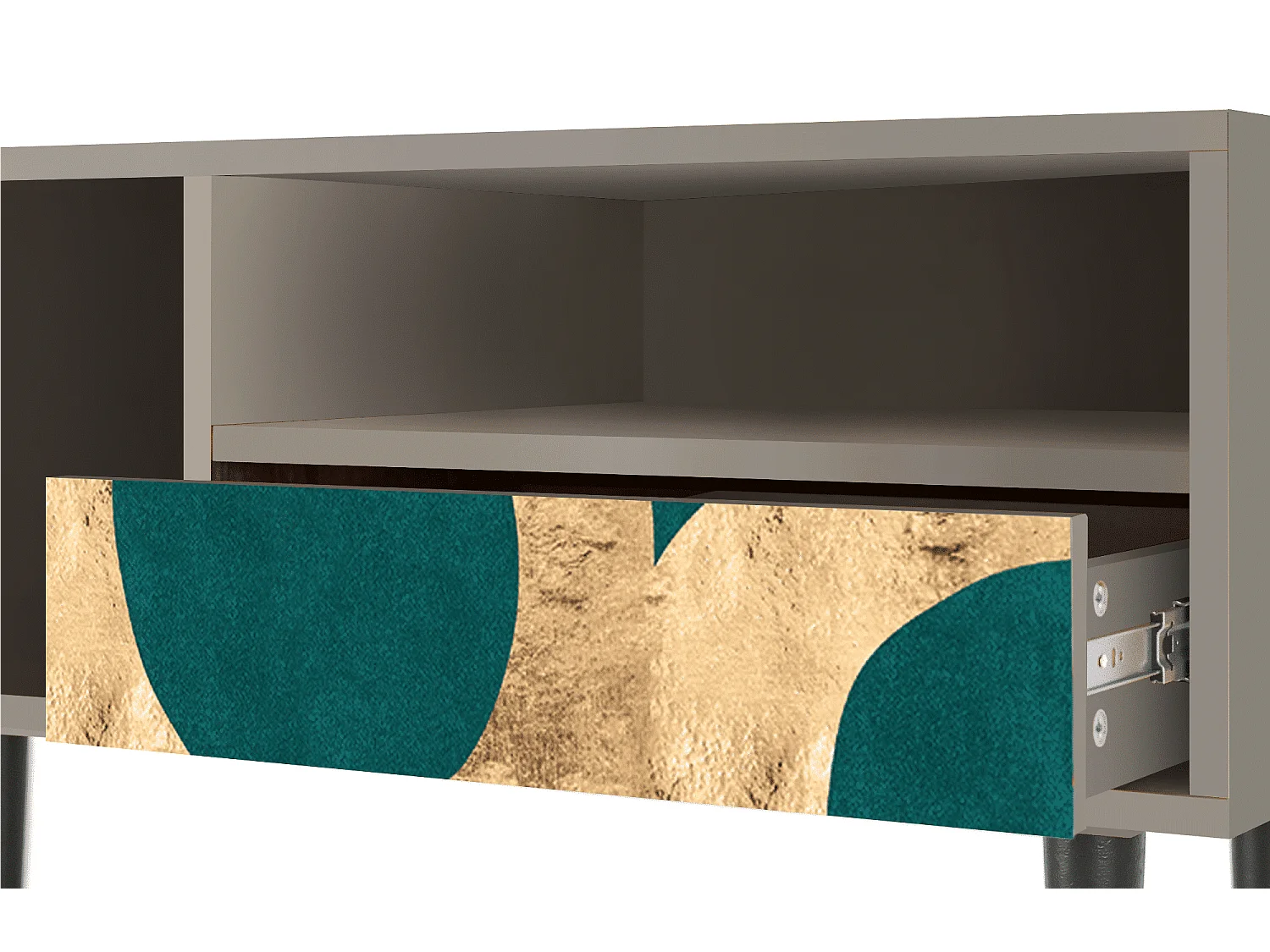 TV-Möbel - 115х59х48 cm - T3 - Zircon Sphere, Sand