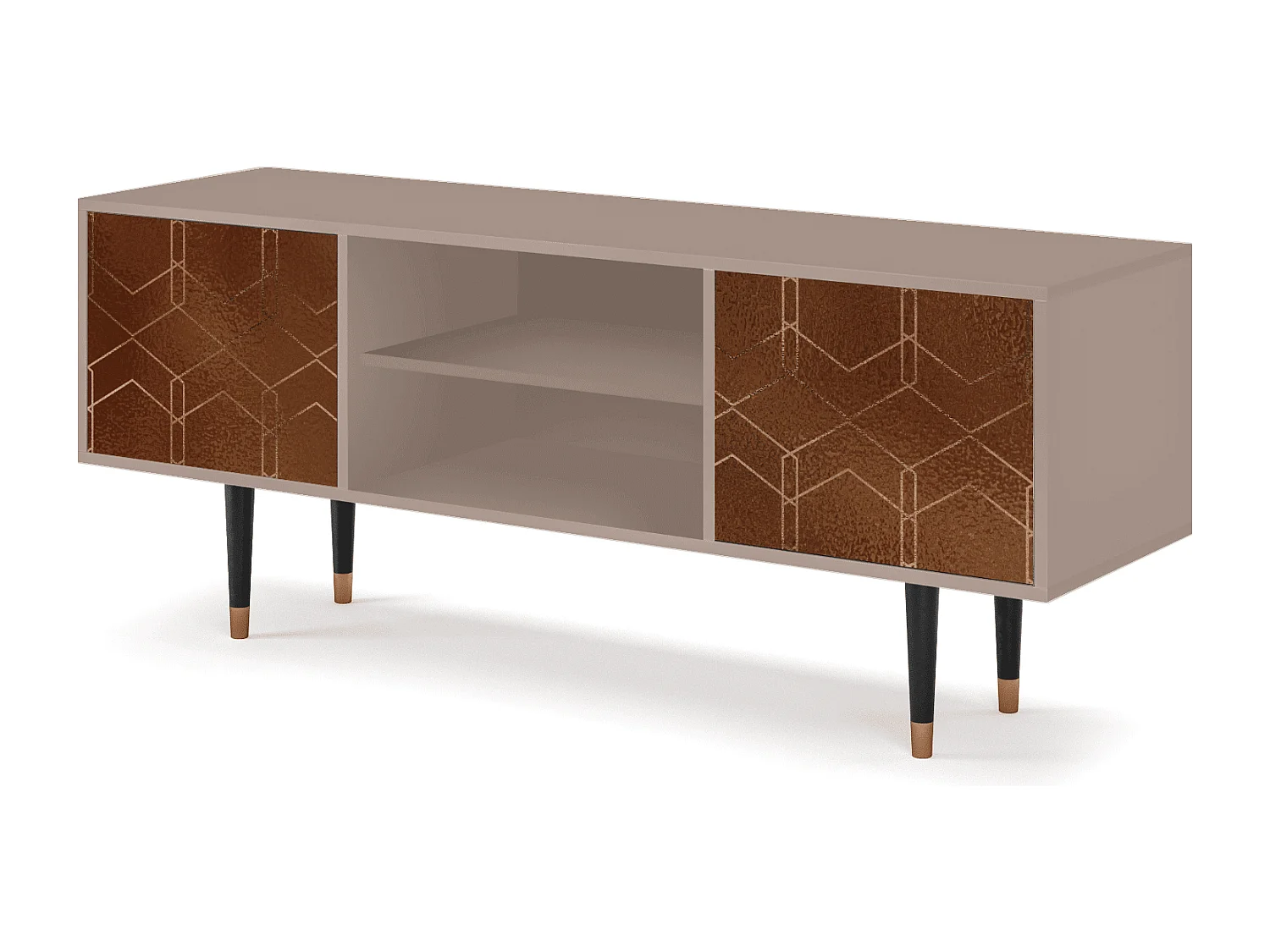 TV-meubel - 170х69х48 cm - T2 - Chocolate Bar, Latte