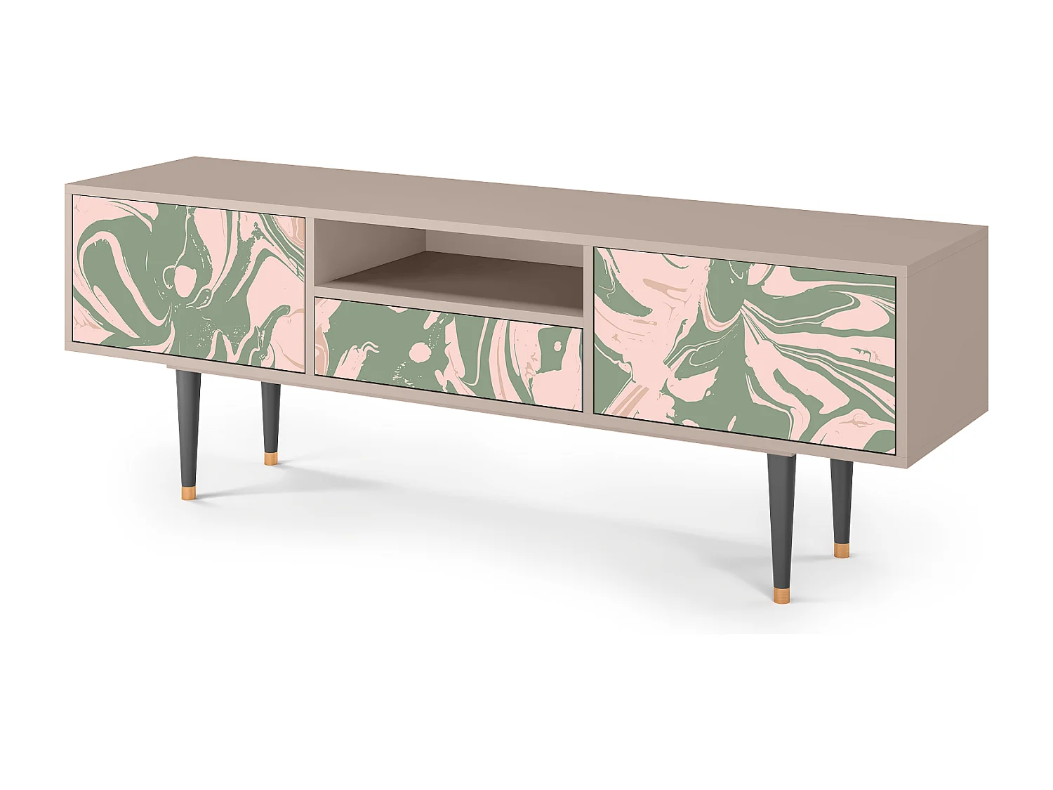 Mueble de TV - 170х59х41 cm - T6 - Aquarelle, Arena