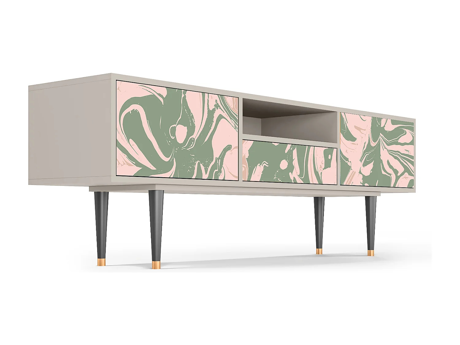 Mueble de TV - 170х59х41 cm - T6 - Aquarelle, Arena