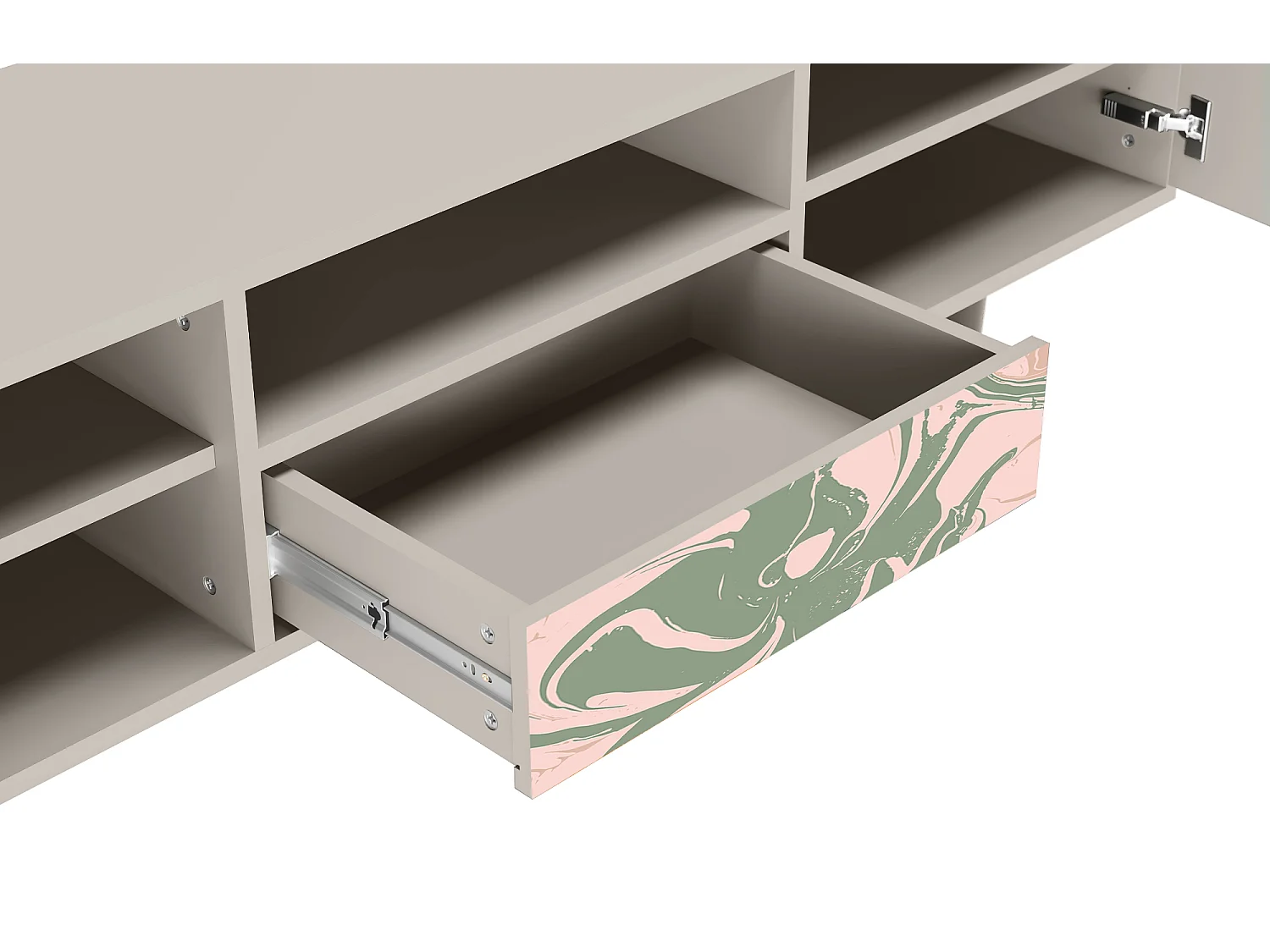 Mueble de TV - 170х59х41 cm - T6 - Aquarelle, Arena