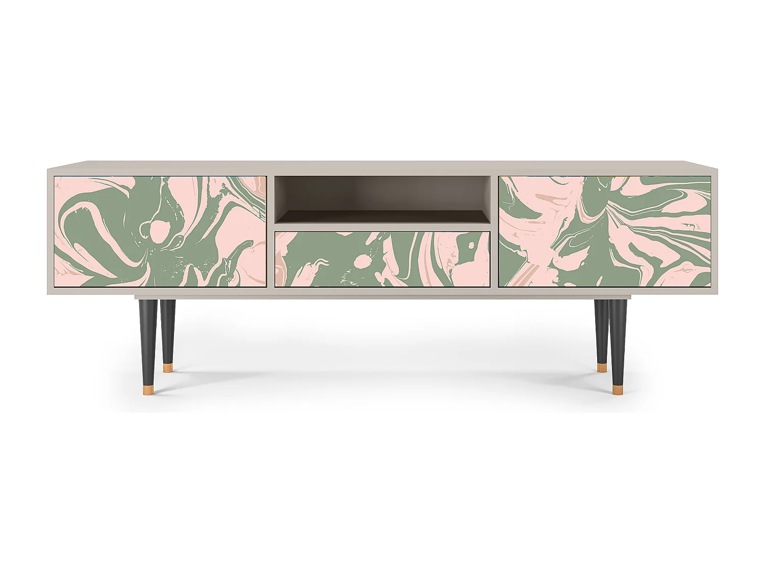 Mobile TV - 170х59х41 cm - T6 - Aquarelle, Sabbia