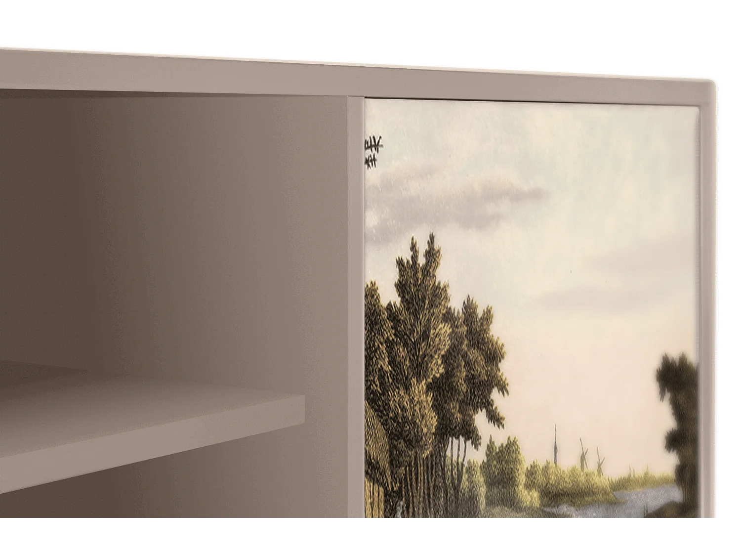 Szafka RTV - 170х69х48 cm - T2 - Mill along a River, Latte