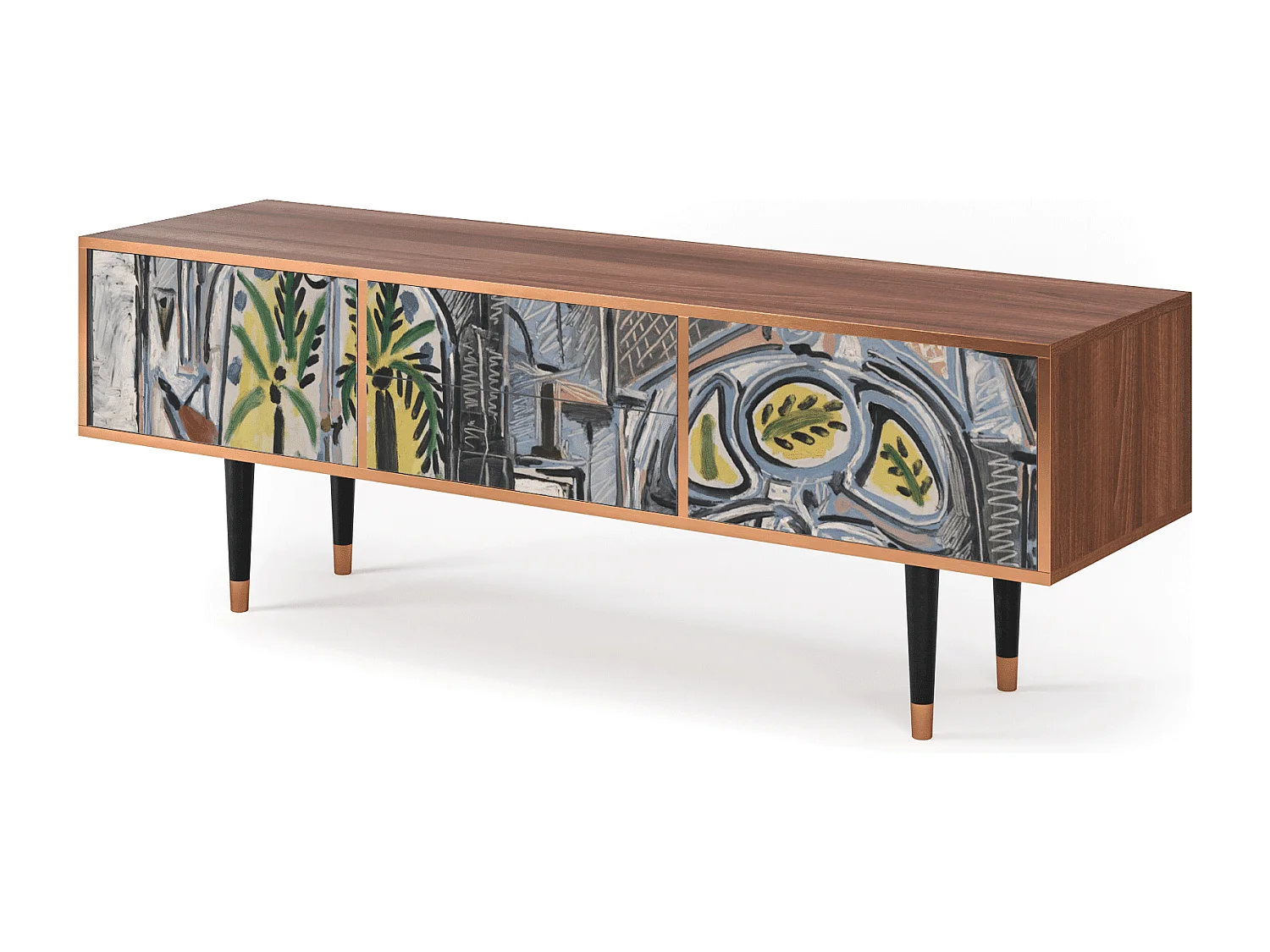 Mueble de TV - 170х59х48 cm - T4 - The Studio , Nogal