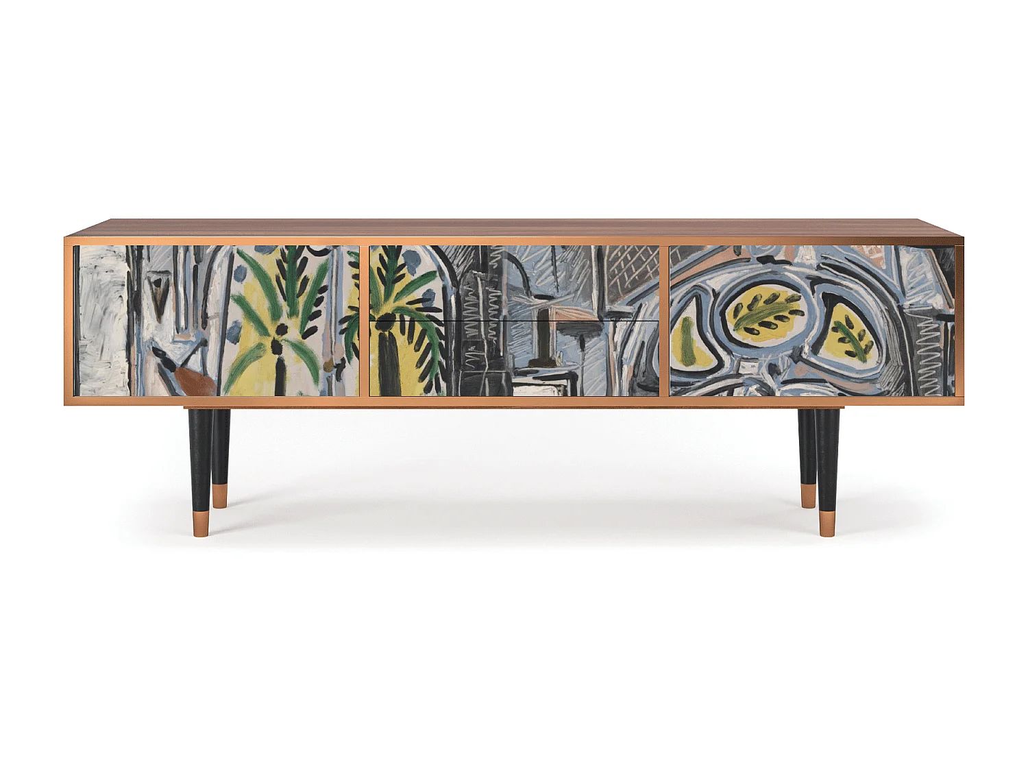 TV-meubel - 170х59х48 cm - T4 - The Studio , Walnoot