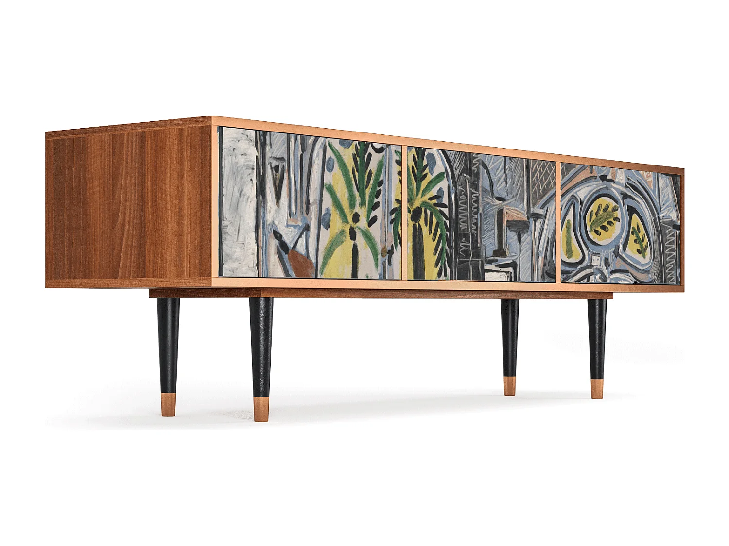 TV-meubel - 170х59х48 cm - T4 - The Studio , Walnoot