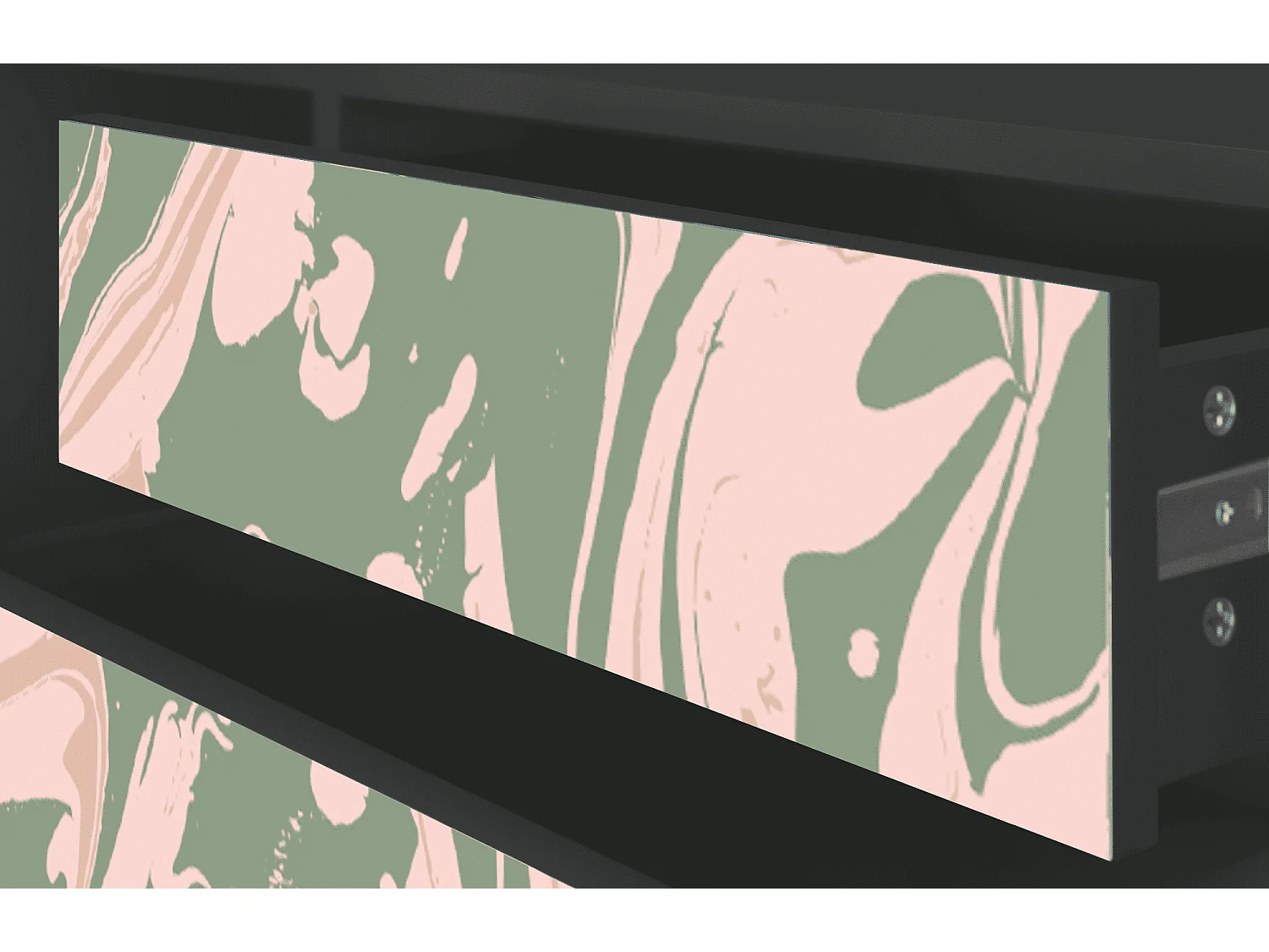 Meuble TV - 170х59х48 cm - T4 - Aquarelle, Anthracite