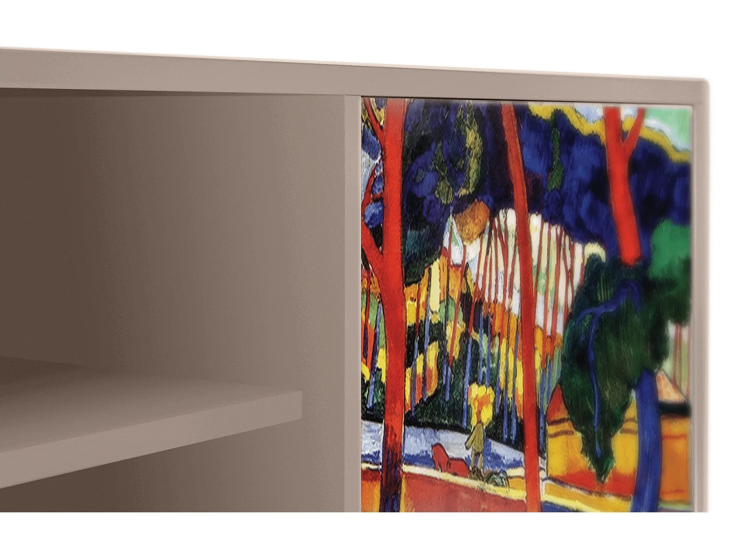 Mobile TV - 170х69х48 cm - T2 - The Turning Road, Latte