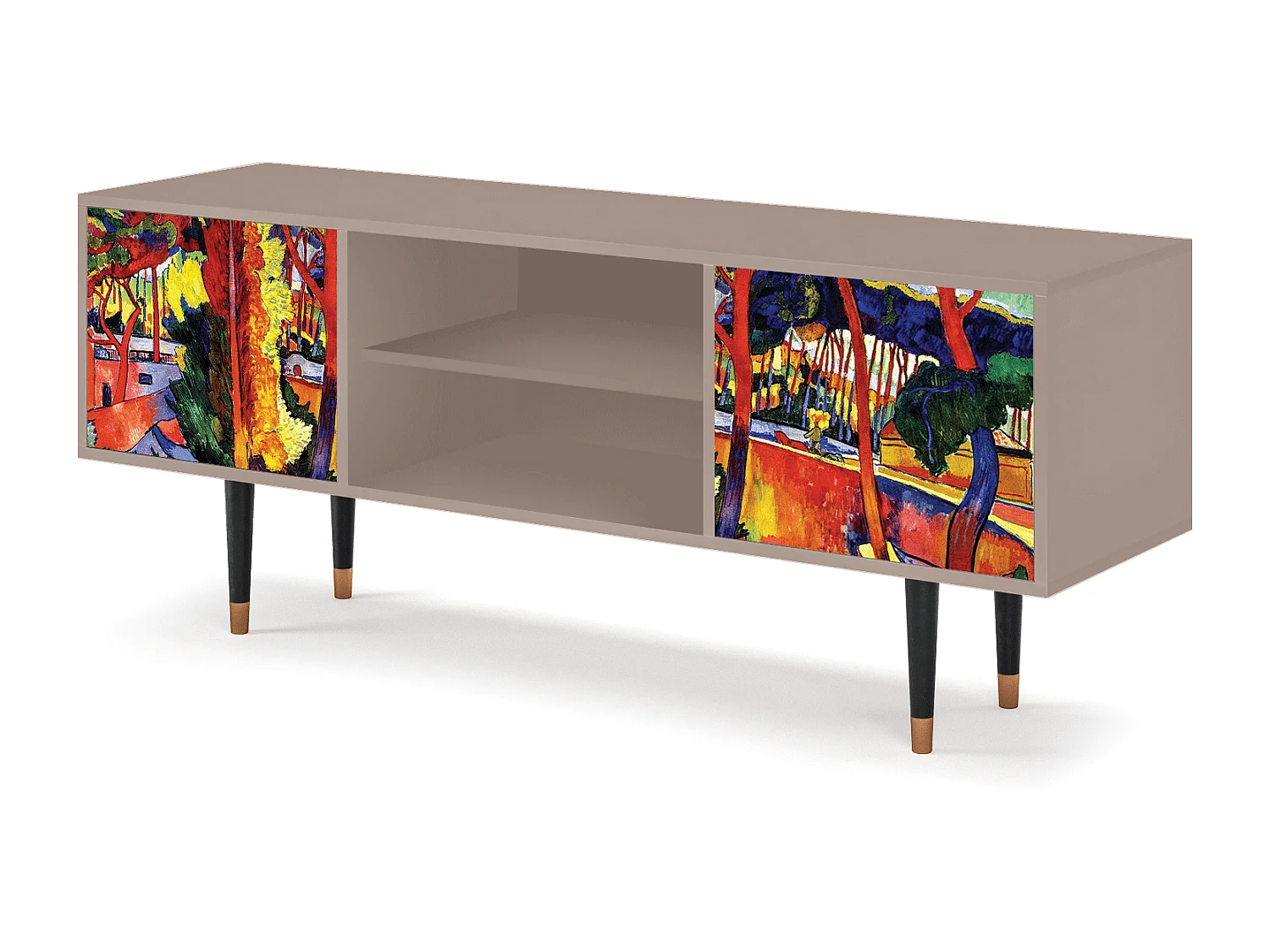 TV-Möbel - 170х69х48 cm - T2 - The Turning Road, Latte