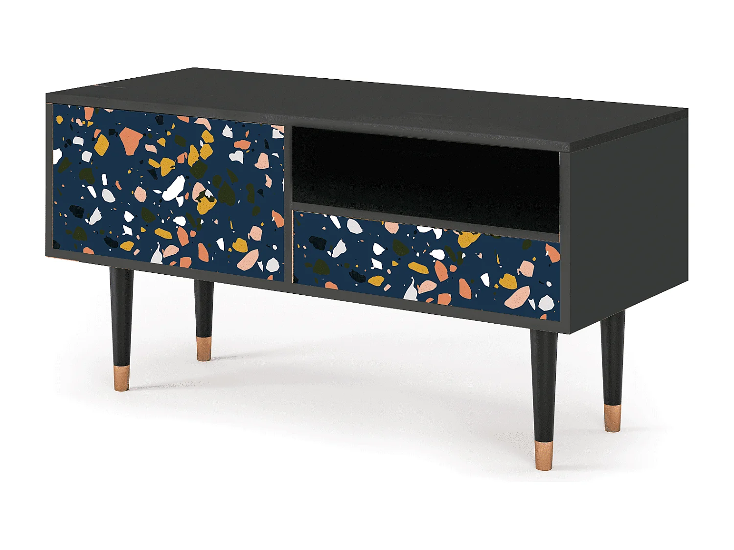 Meuble TV - 115х59х48 cm - T3 - Night Sky Langhterns, Anthracite