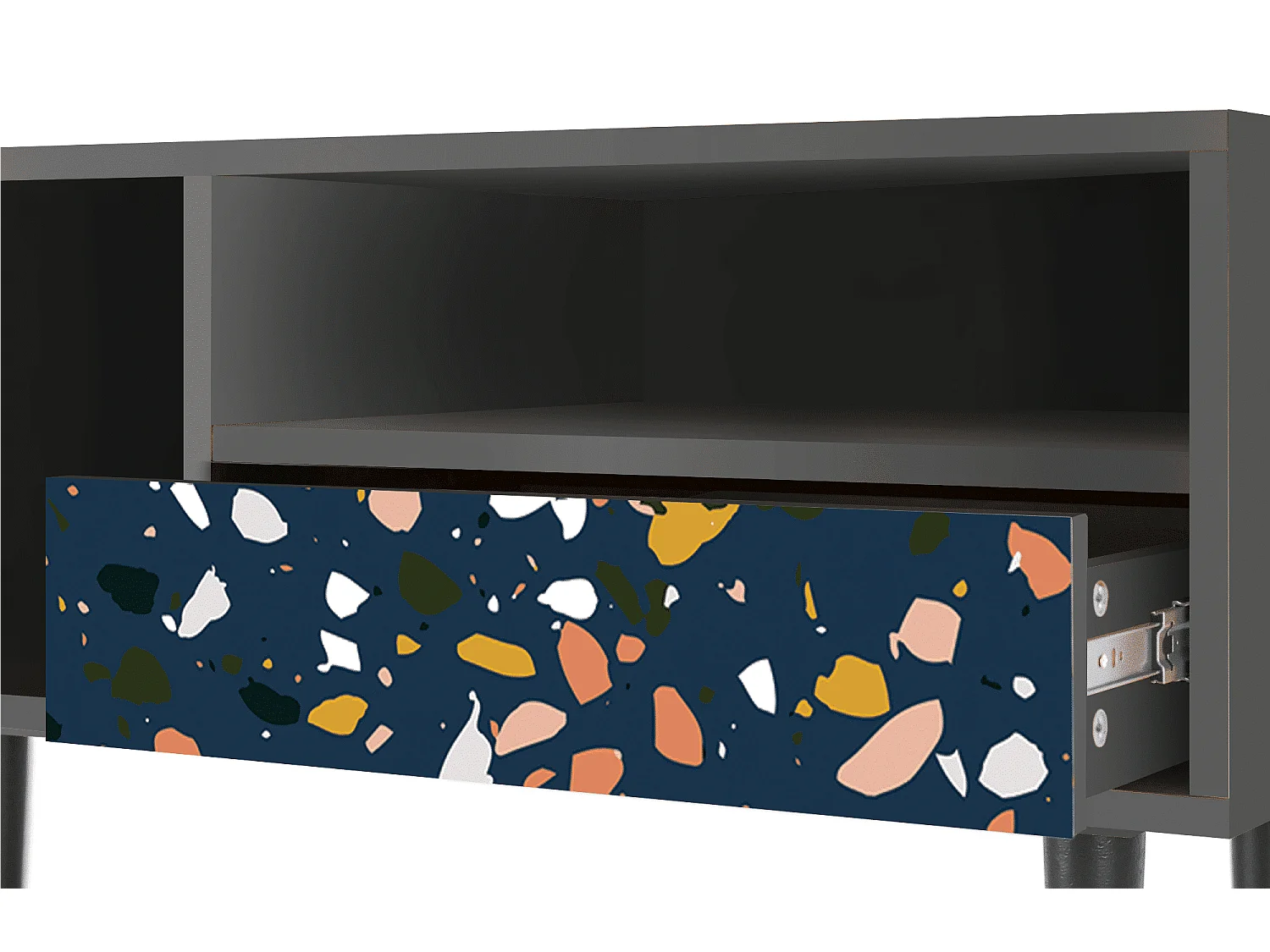 Meuble TV - 115х59х48 cm - T3 - Night Sky Langhterns, Anthracite