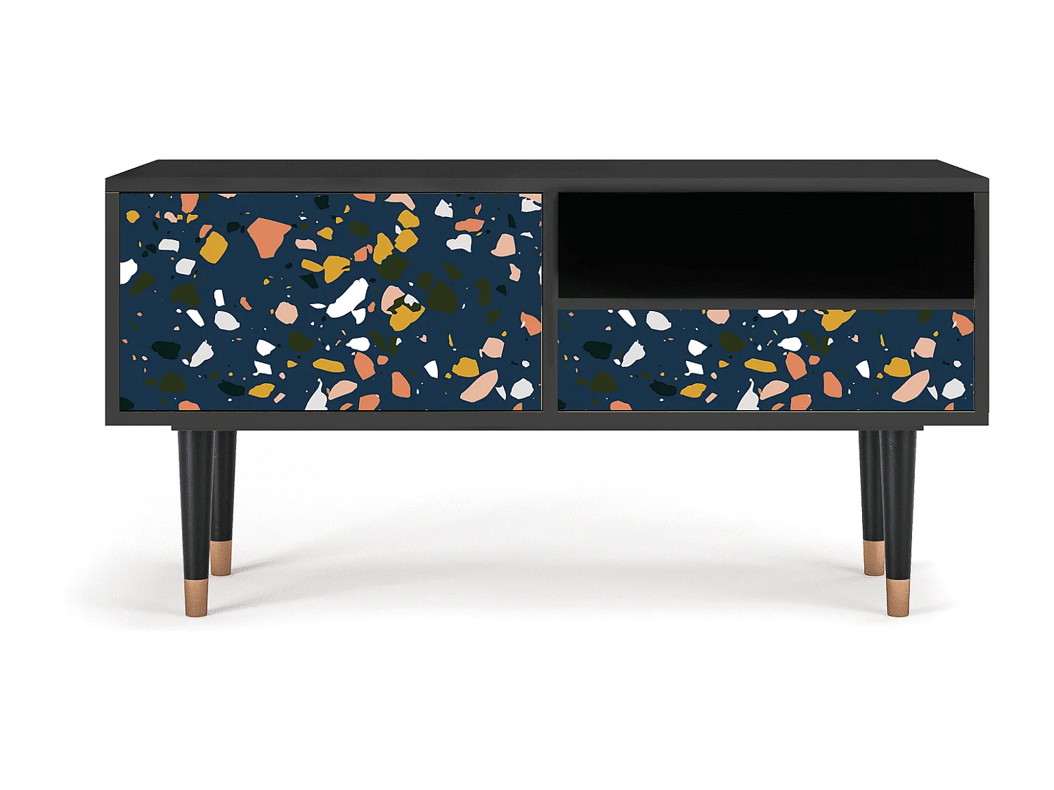 Mueble de TV - 115х59х48 cm - T3 - Night Sky Langhterns, Antracita