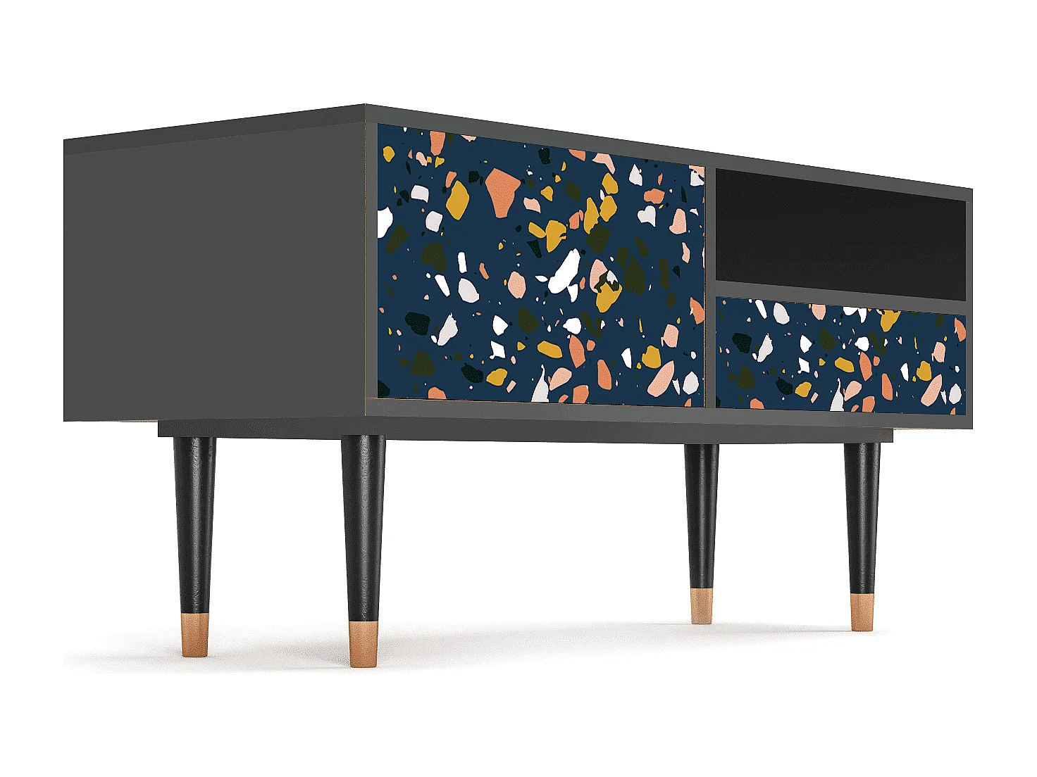 Mobile TV - 115х59х48 cm - T3 - Night Sky Langhterns, Antracite