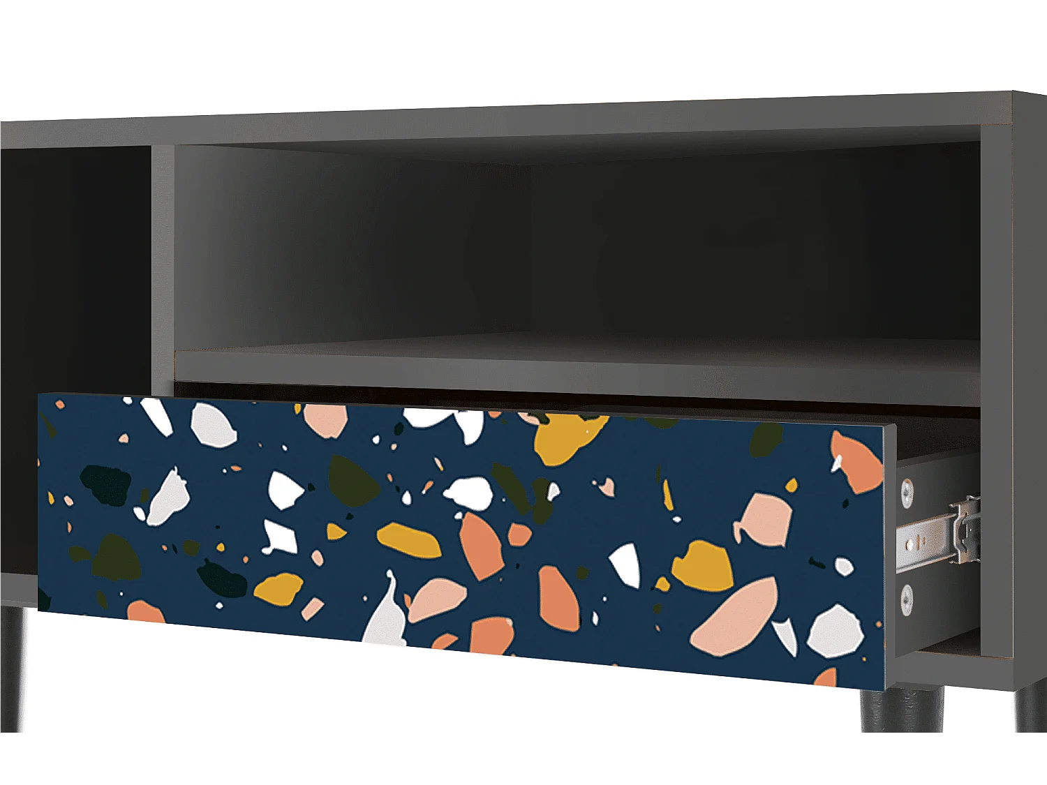 Mobile TV - 115х59х48 cm - T3 - Night Sky Langhterns, Antracite