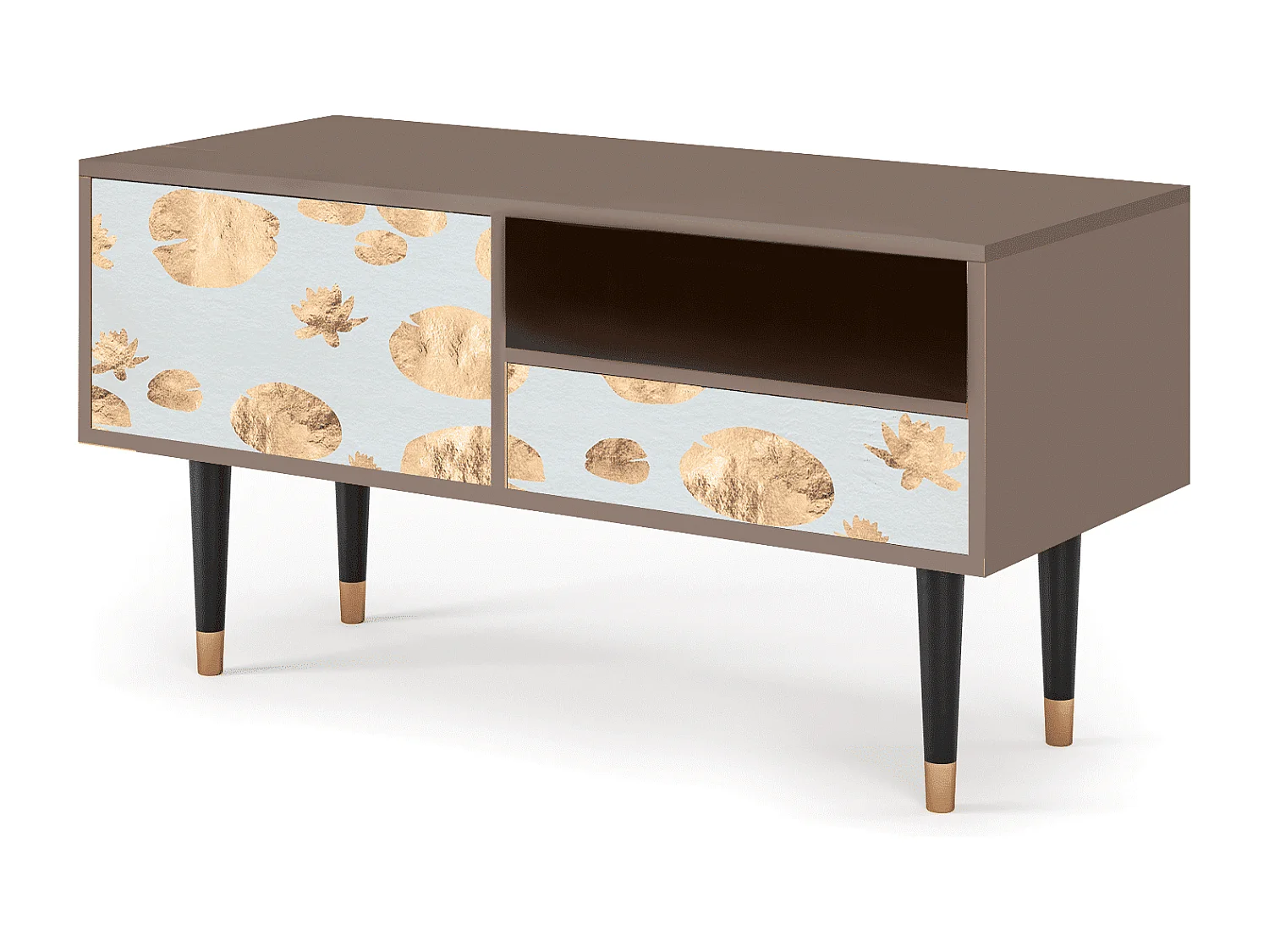 TV-Möbel - 115х59х48 cm - T3 - Blue Giraffe, Latte