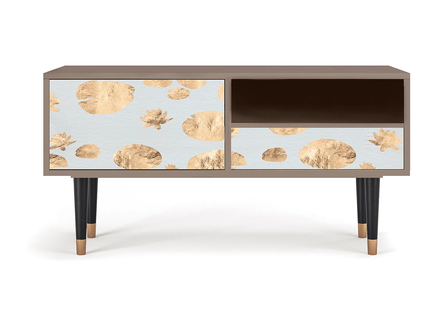 TV-Möbel - 115х59х48 cm - T3 - Blue Giraffe, Latte