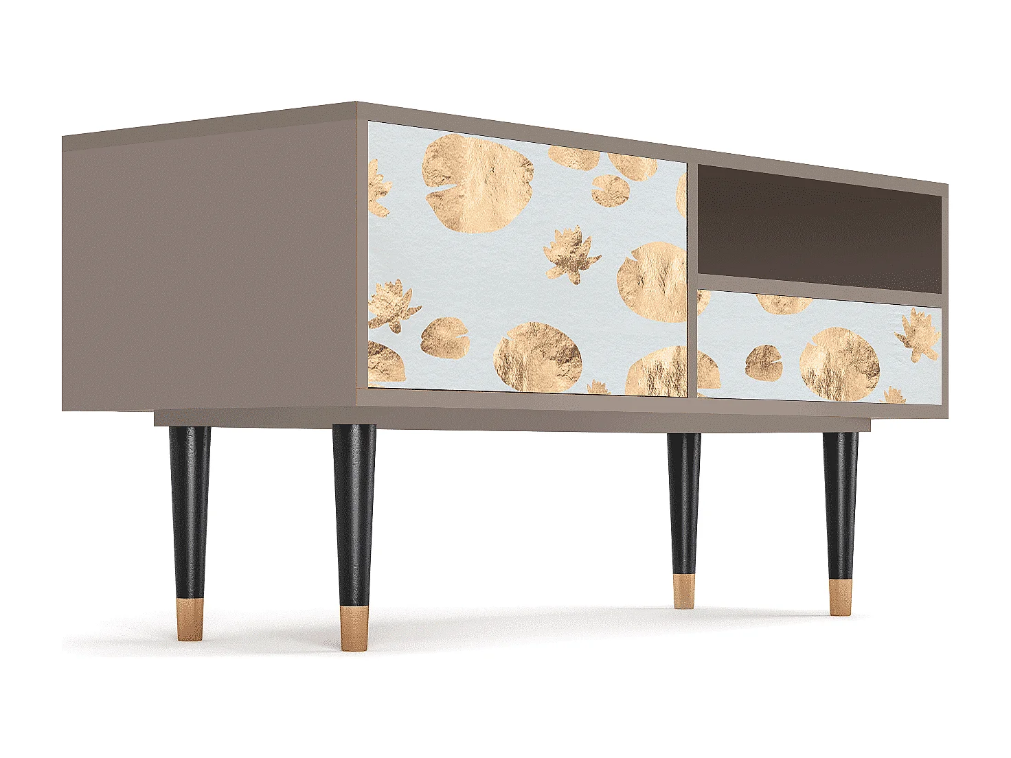 TV-Möbel - 115х59х48 cm - T3 - Blue Giraffe, Latte