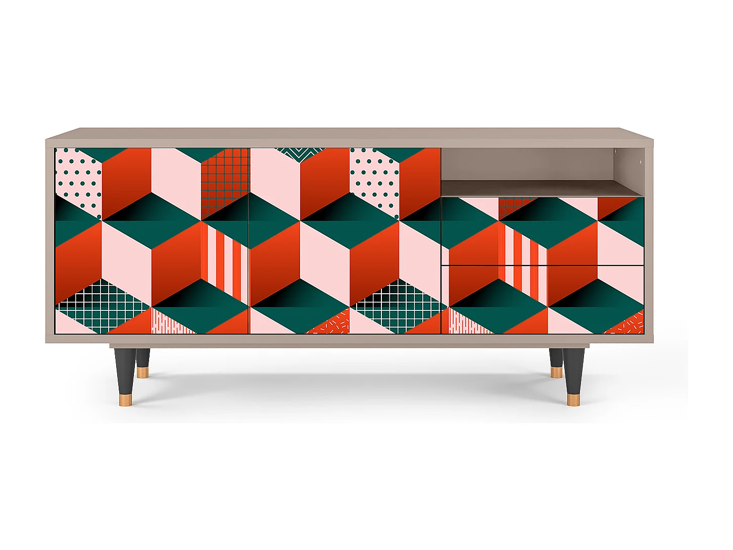 Mobile TV - 125х56х41 cm - T7 - Pepsi-Cola, Latte