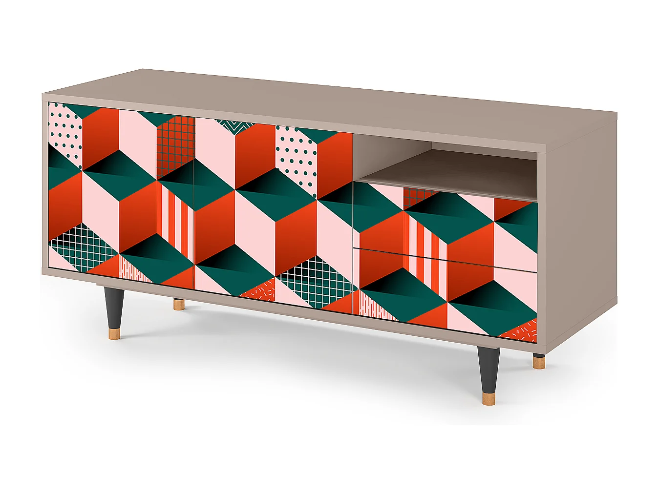 Mobile TV - 125х56х41 cm - T7 - Pepsi-Cola, Latte