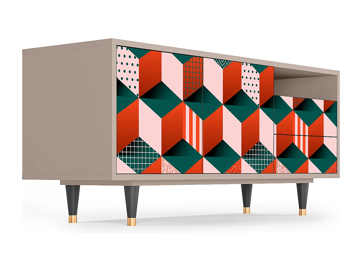 Mobile TV - 125х56х41 cm - T7 - Pepsi-Cola, Latte