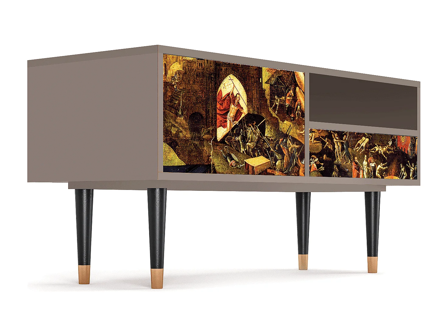 TV-meubel - 115х59х48 cm - T3 - Christ in Limbo, Latte