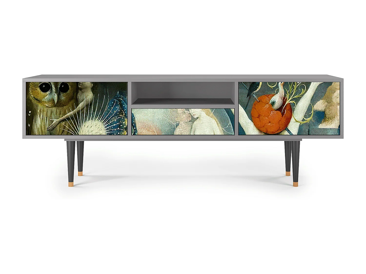 Szafka RTV - 170х59х41 cm - T6 - The Garden Of by Bosch, Szary