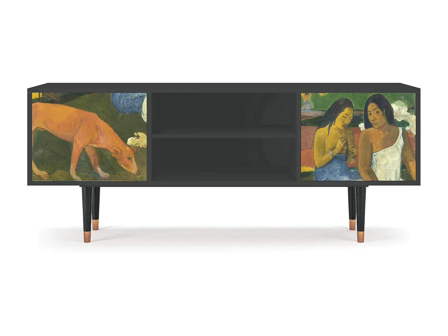 Szafka RTV - 170х69х48 cm - T2 - Arearea , Antracyt