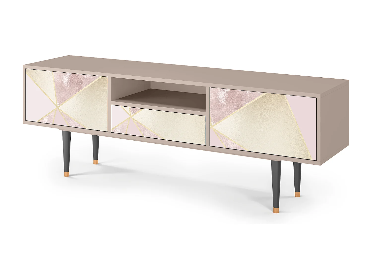 Meuble TV - 170х59х41 cm - T6 - Cosmopolitan Diva, Latte