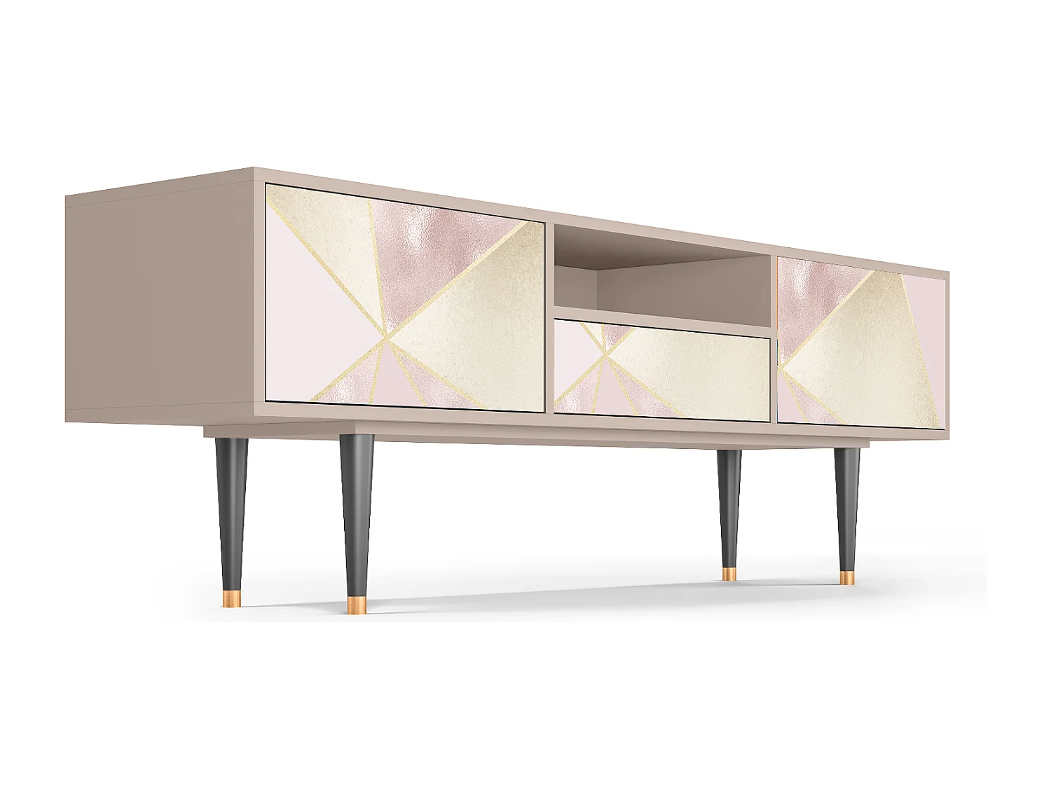 Meuble TV - 170х59х41 cm - T6 - Cosmopolitan Diva, Latte