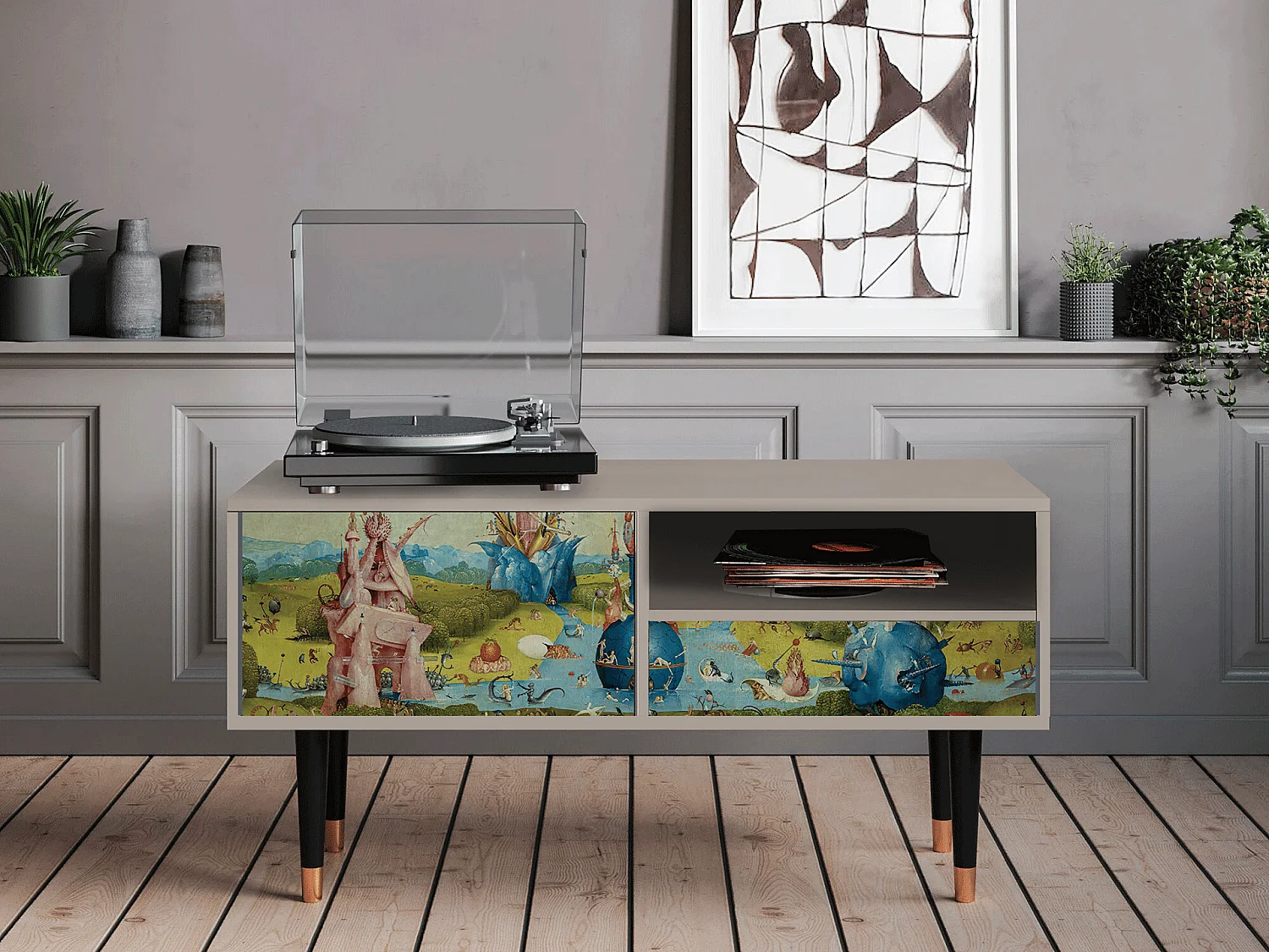 TV-meubel - 115х59х48 cm - T3 - The Garden 2 by Bosch, Zand