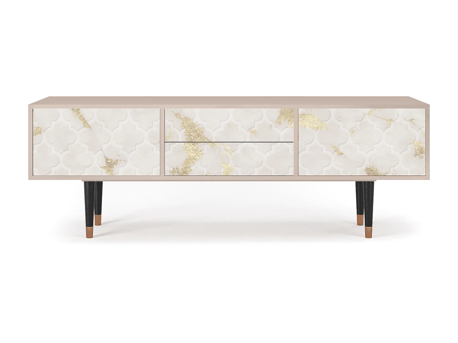 Mueble de TV - 170х59х48 cm - T4 - Sahara desert, Latte