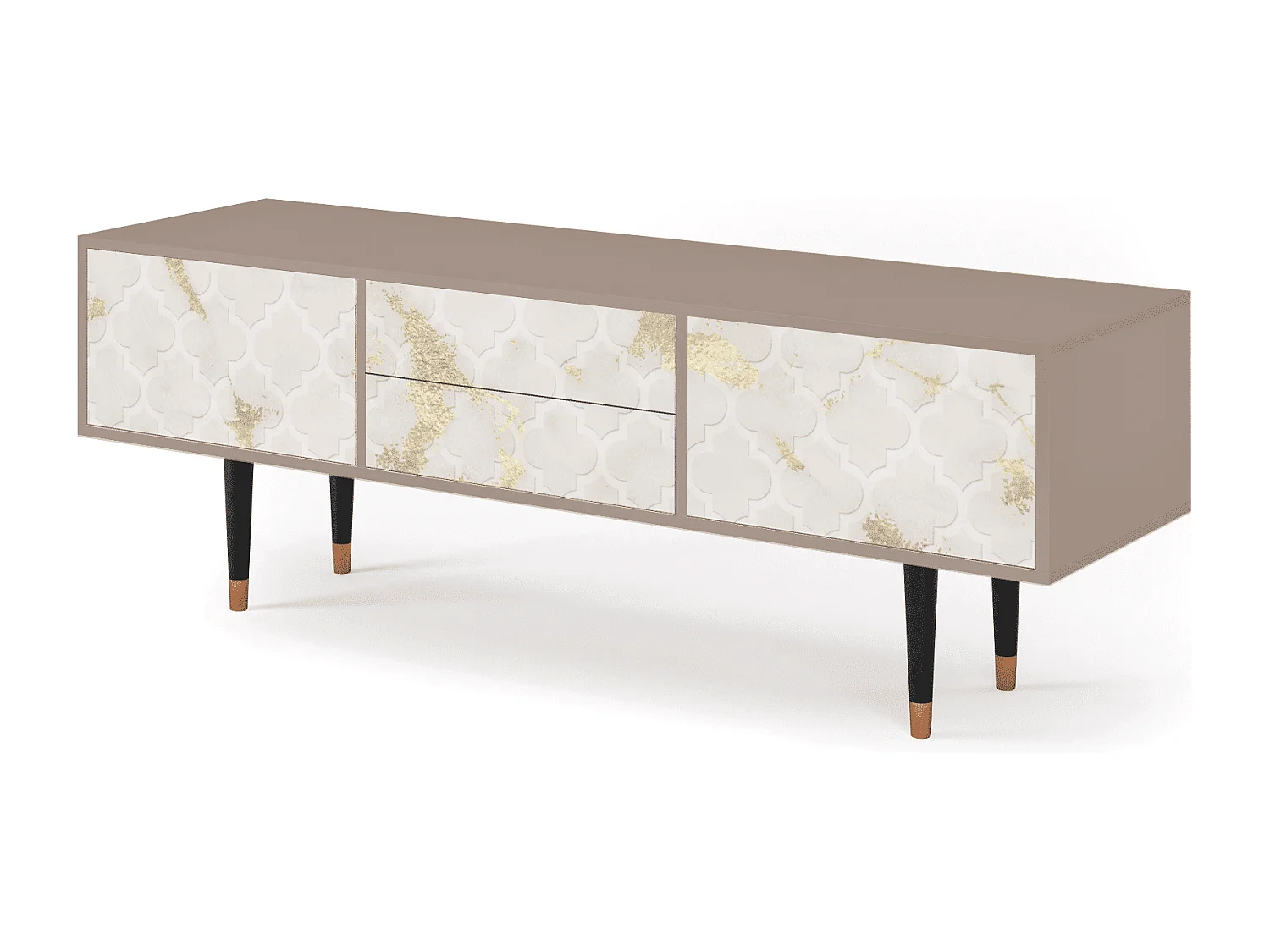 Mueble de TV - 170х59х48 cm - T4 - Sahara desert, Latte