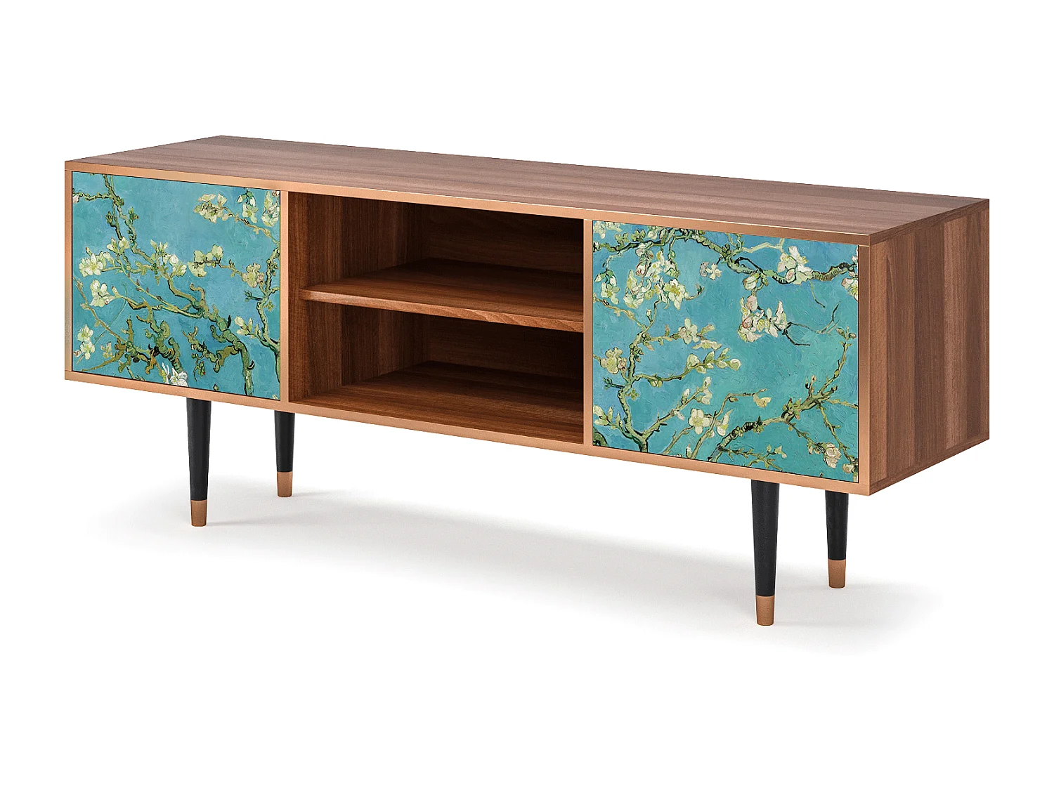 Szafka RTV - 170х69х48 cm - T2 - Almond Blossom, Orzech