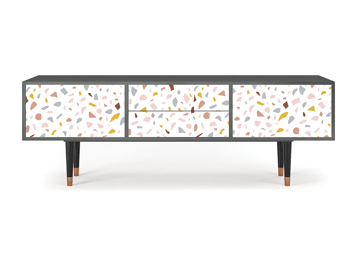 Mobile TV - 170х59х48 cm - T4 - Marmelade Cheese, Antracite