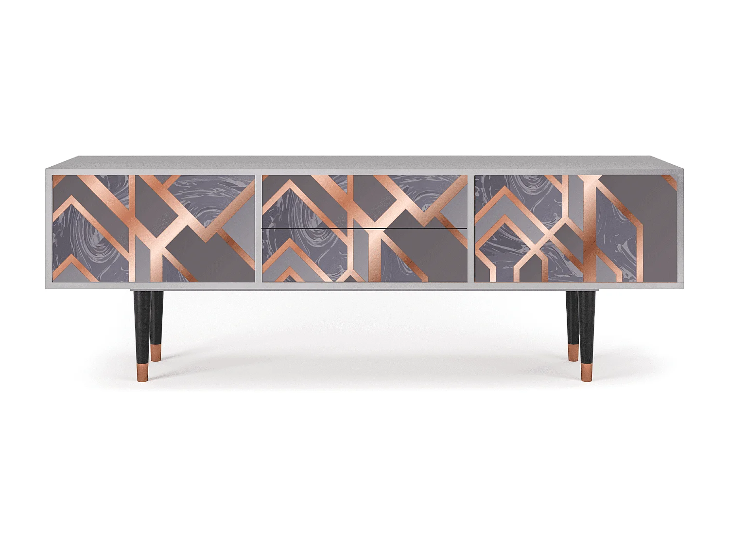 Mobile TV - 170х59х48 cm - T4 - Taupe Anatomy, Grigio