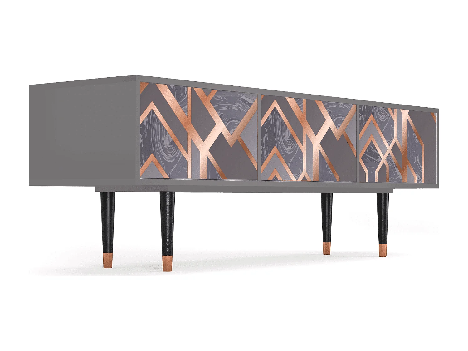 Mobile TV - 170х59х48 cm - T4 - Taupe Anatomy, Grigio