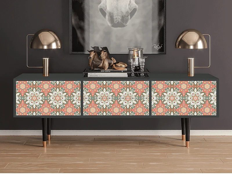 Mobile TV - 170х59х48 cm - T4 - Peach Grove, Antracite