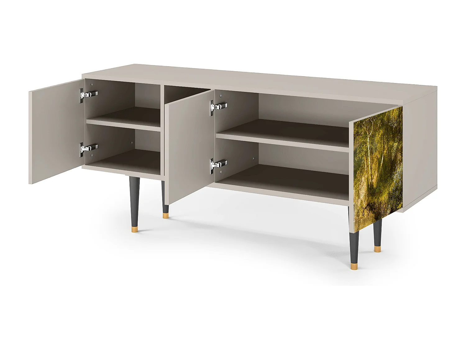 Mobile TV - 150х69х41 cm - T5 - The Heart of the Andes , Sabbia