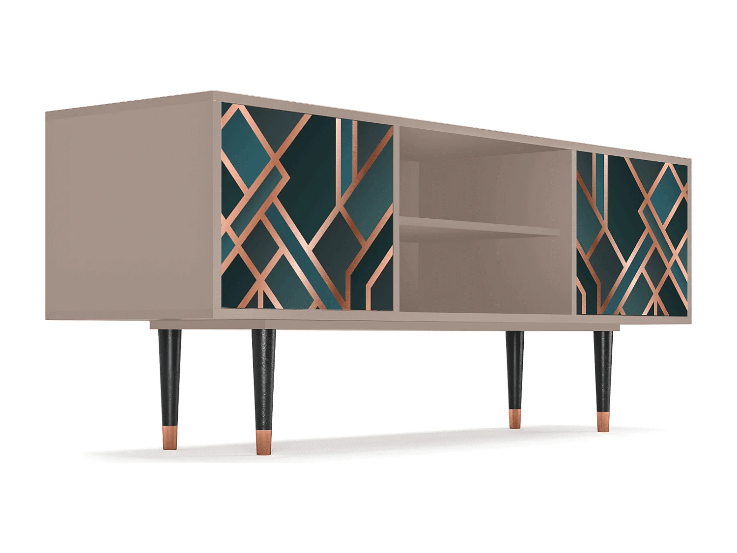 TV-meubel - 170х69х48 cm - T2 - Bronze Crossroad, Latte