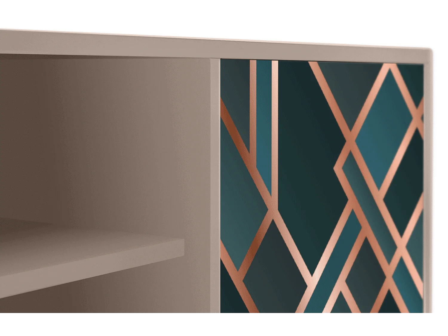 TV-meubel - 170х69х48 cm - T2 - Bronze Crossroad, Latte